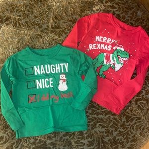 Children’s place Christmas long sleeve shirts 3T